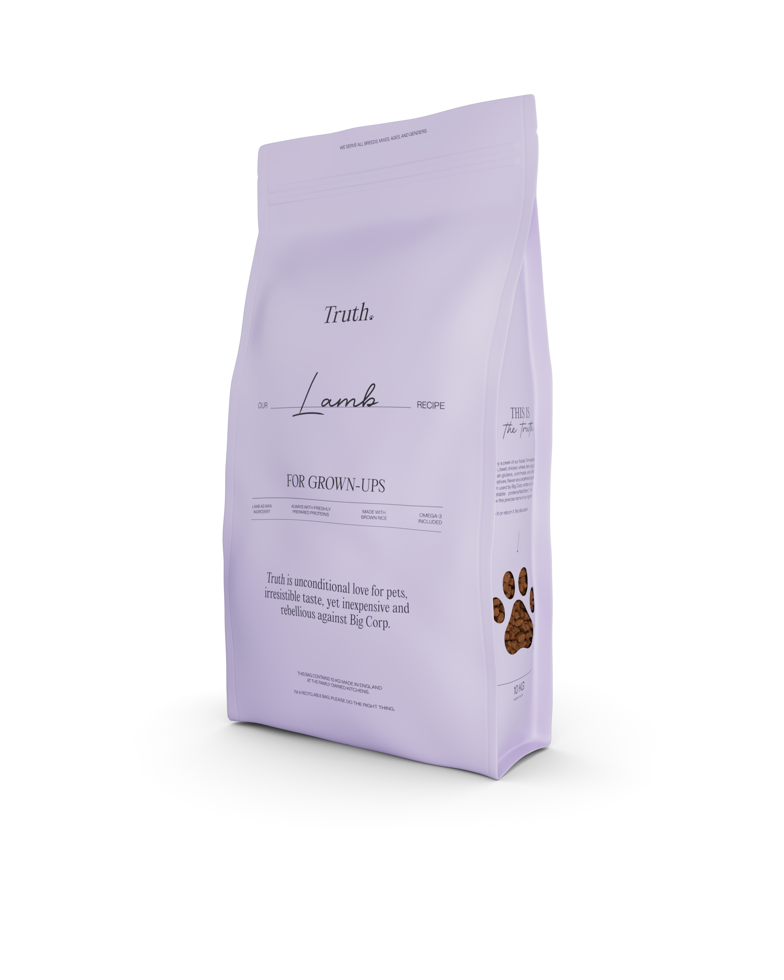 TRUTH PETS LAMB, 10KG