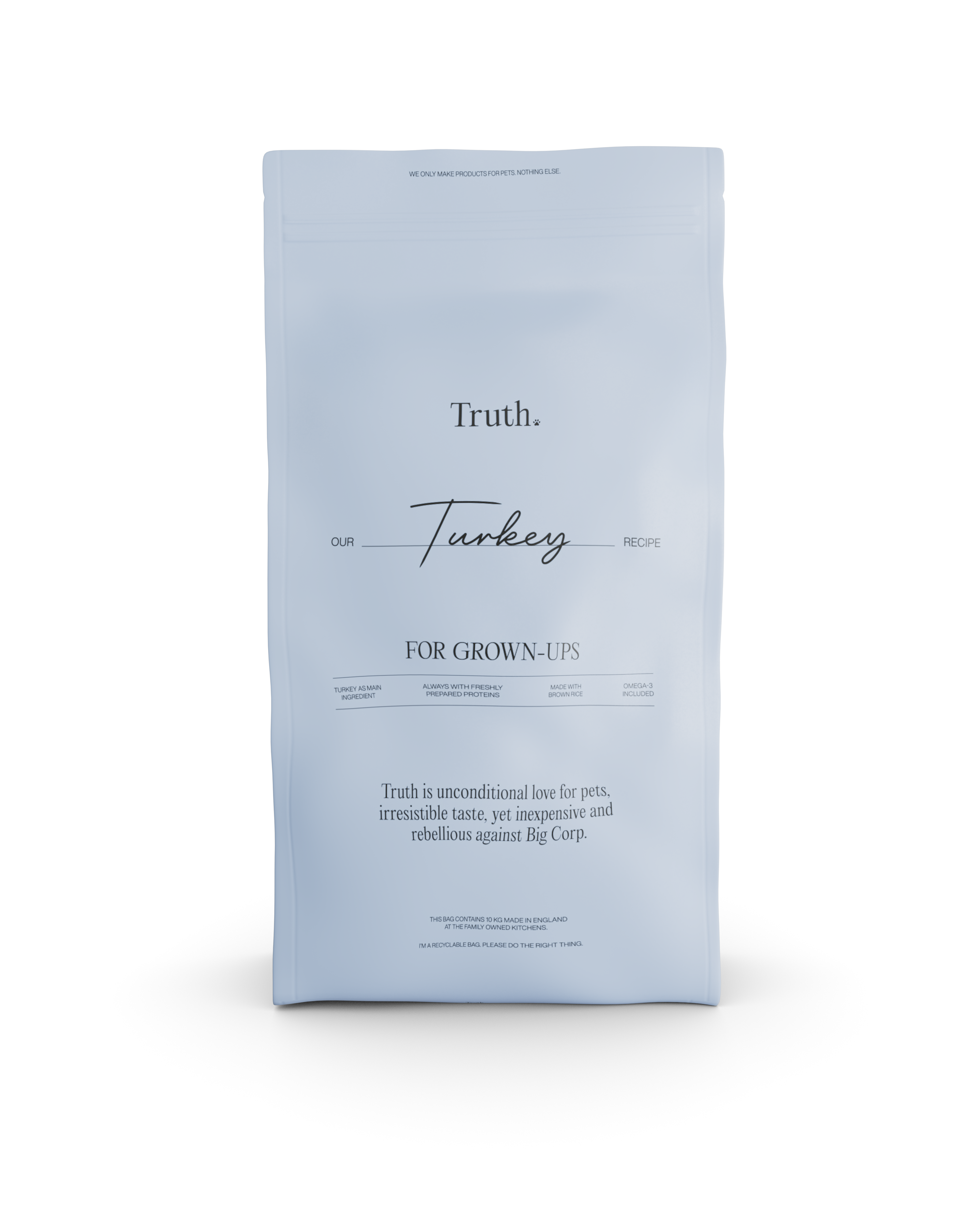 TRUTH PETS TURKEY, 10KG