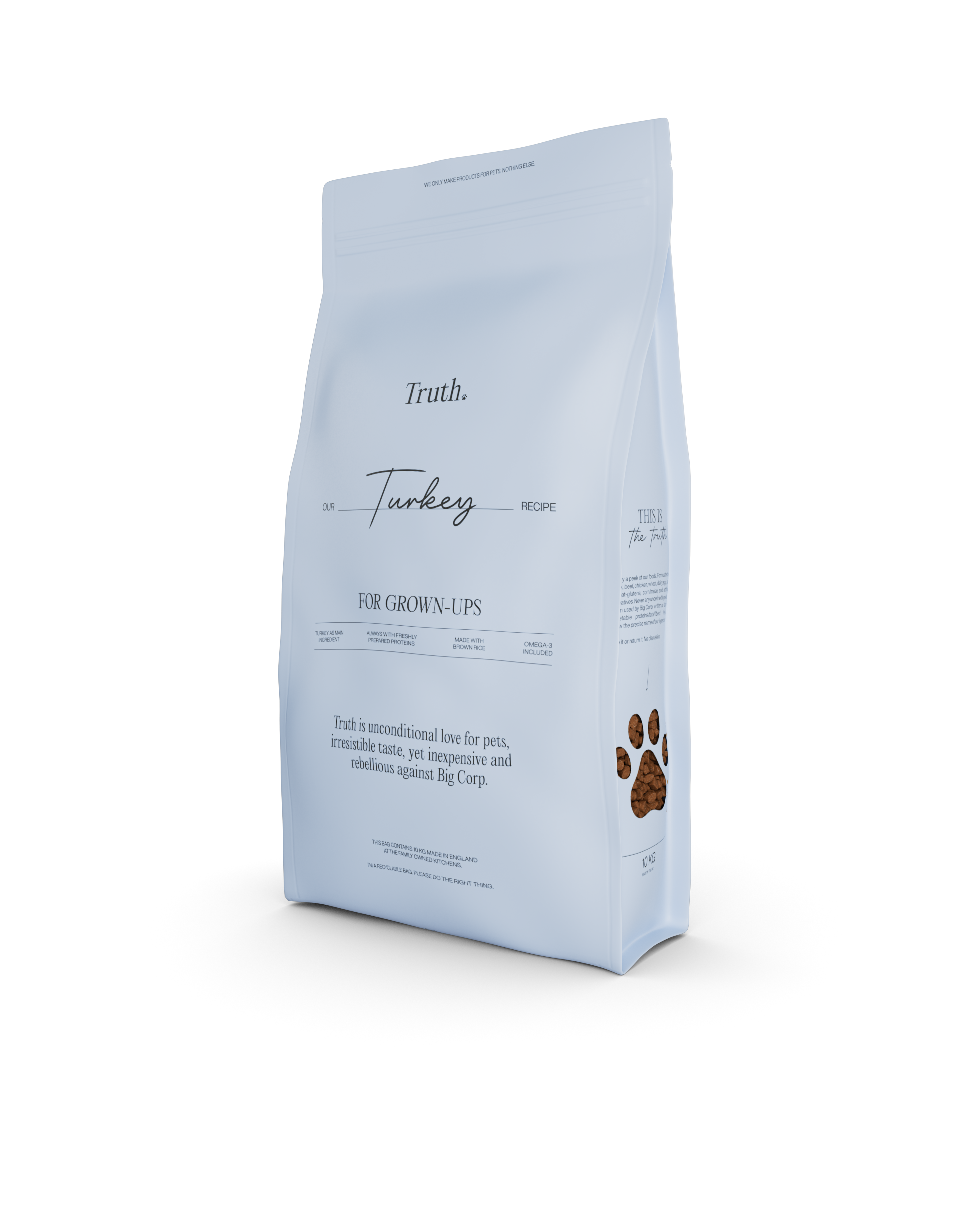 TRUTH PETS TURKEY, 10KG