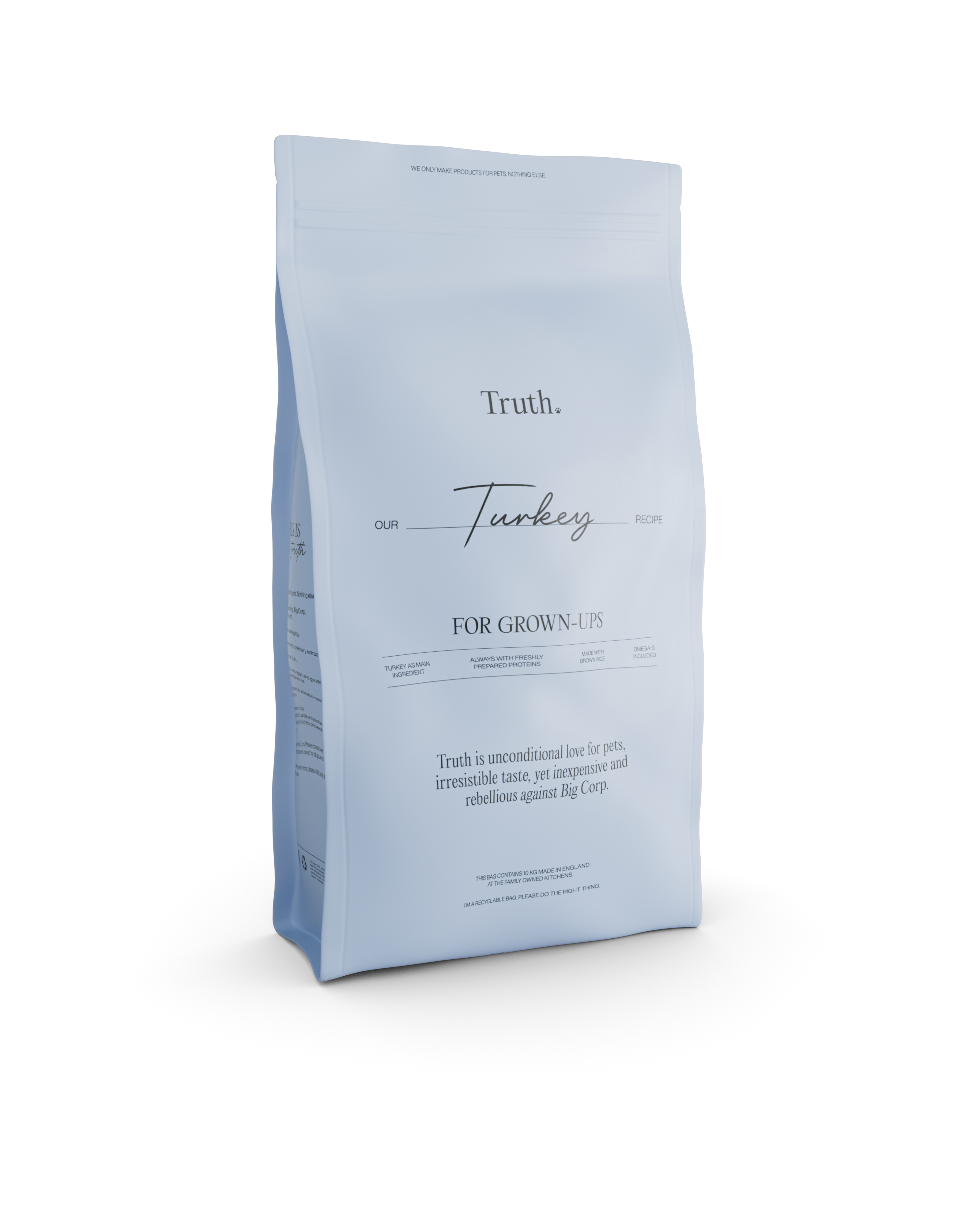 TRUTH PETS TURKEY, 10KG